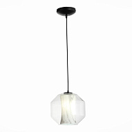 SL1169.113.01 Подвес ST-Luce Черный/Прозрачный, Белый E27 1*40W МАРМО 500_191_2952014